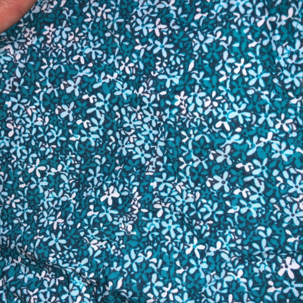 thigh length straight neck blue dress - Picture 3 of 5